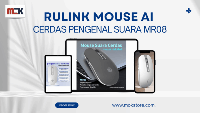 RULINK Mouse AI Cerdas Pengenal Suara MR08