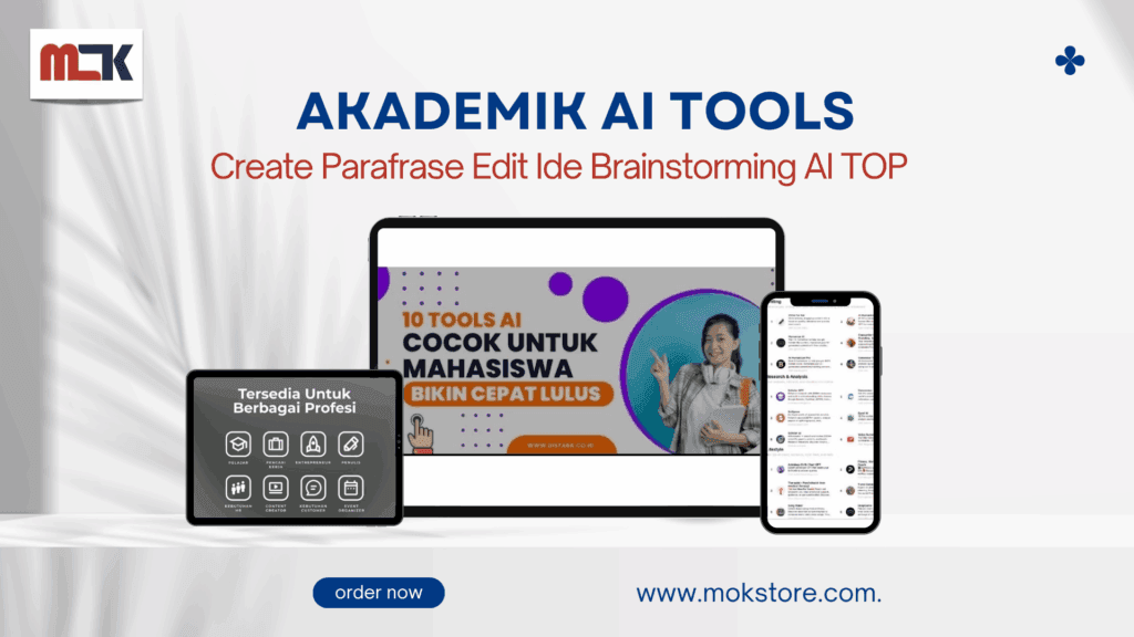 Akademik AI Tools - Create Parafrase Edit Ide Brainstorming AI TOP 1 Bulan