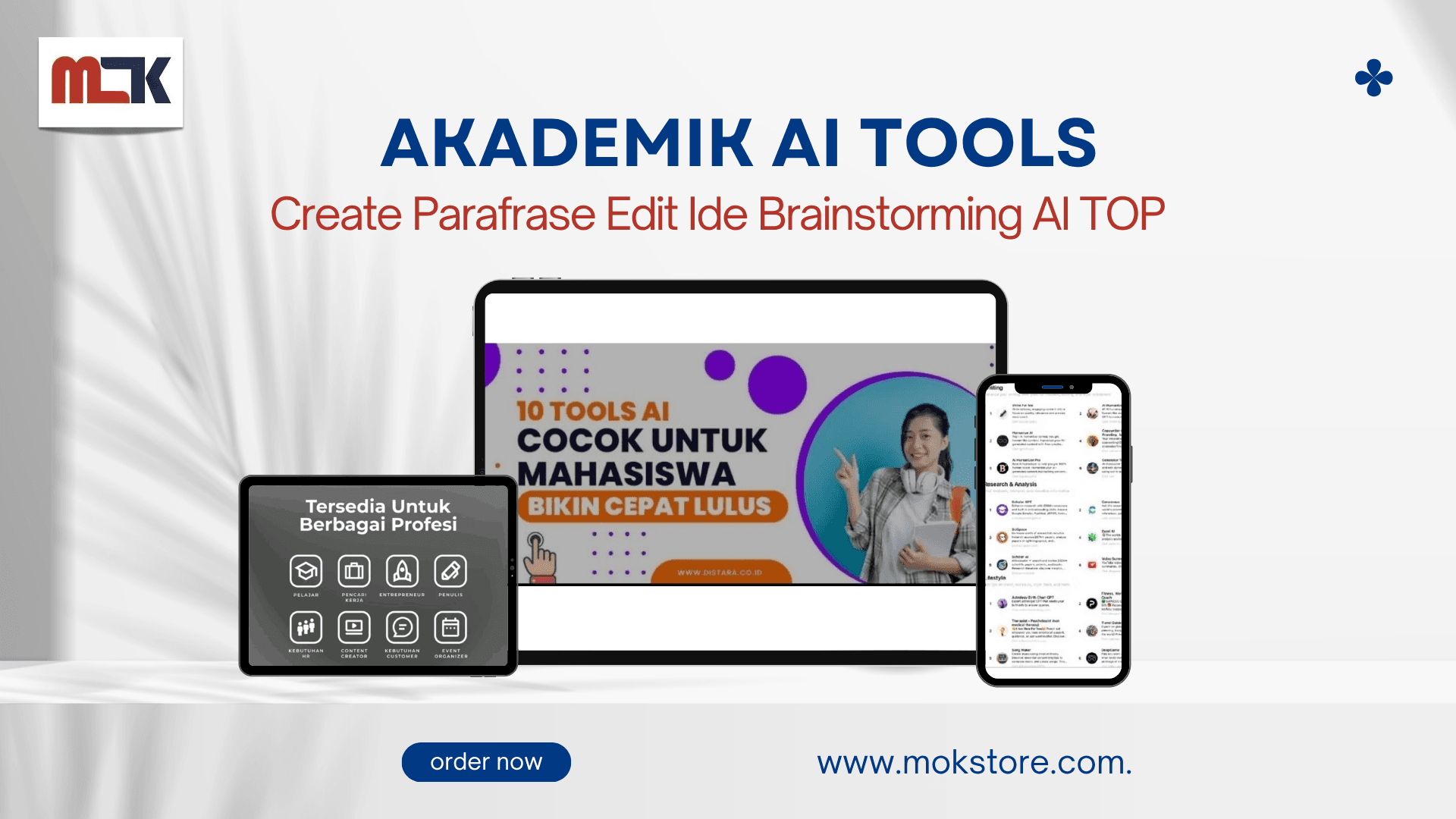 Akademik AI Tools - Create Parafrase Edit Ide Brainstorming AI TOP 1 Bulan