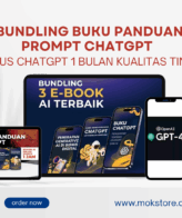 Bundling Buku Panduan Prompt ChatGPT + Akun 1 Bulan