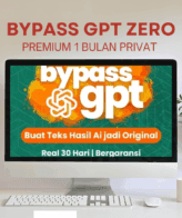 ByPass GPT Zero Premium 1 Bulan Privat