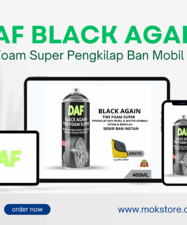 DAF Black Again Tire Foam Super - Pengkilap Ban Mobil Motor