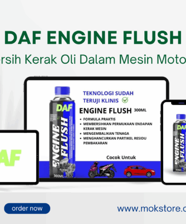 Engine Flush DAF Pembersih Kerak Oli Dalam Mesin Motor Mobil