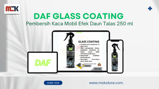 Glass Coating Kaca Mobil 250ML DAF Efek Daun Talas