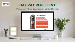 RAT REPELLENT DAF Pengusir Tikus Kap Mesin Mobil Rumah.