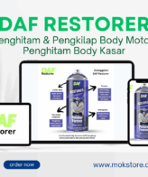 DAF Restorer Penghitam dan Pengkilap Body Motor Penghitam Body Kasar