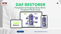 DAF Restorer Penghitam dan Pengkilap Body Motor Penghitam Body Kasar