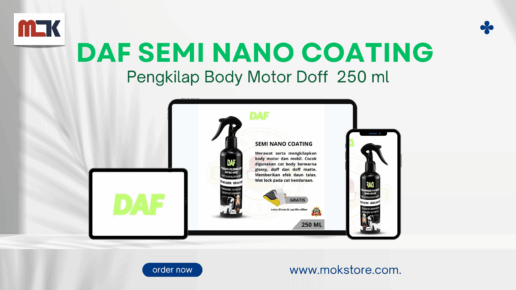 Pengkilap Body Motor Doff Glossy Semi Nano Coating 250ML DAF