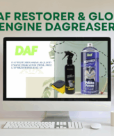 Gloed Engine Dagreaser DAF Restorer Pembersih Mesin Kerak Pengkilap Penghitam Body Motor Mobil