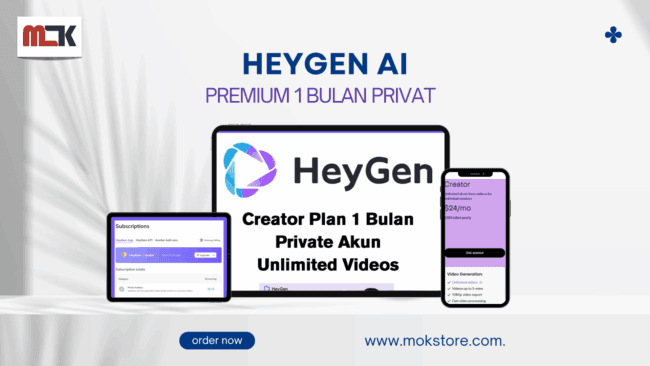 HeyGen AI Creator 1 Bulan Privat