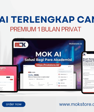 MOK AI Terlengkap Canggih 1 Bulan Privat