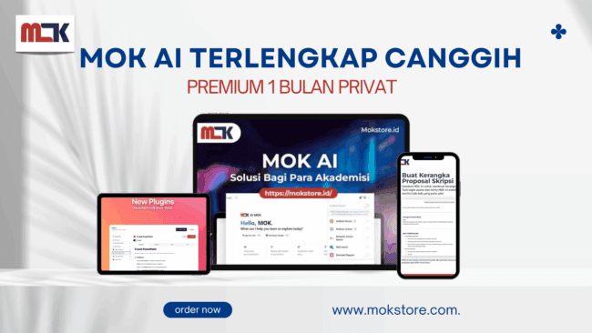 MOK AI Terlengkap Canggih 1 Bulan Privat
