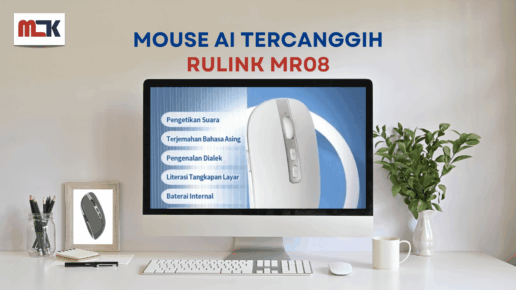 Mouse AI Tercanggih RULINK MR08 - Ketik dan Translate Hanya Dengan Perintah Suara