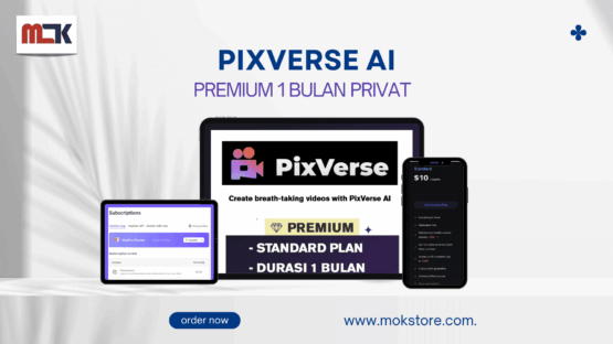 PixVerse AI Premium 1 Bulan Privat