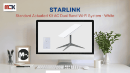 STARLINK - Standard Actuated Kit AC Dual Band Wi-Fi System - White