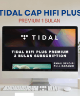 Tidal CAP HiFi Plus Master 1 Bulan Privat