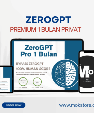 ZeroGPT AI Pro Plan 1 Bulan Privat